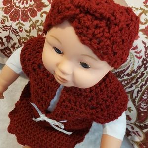 Crochet baby dress Set